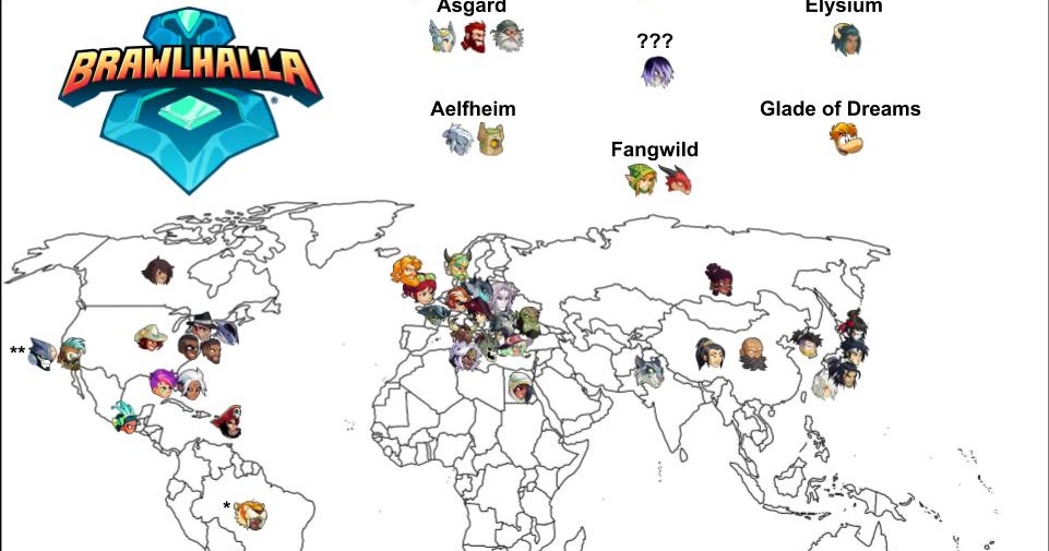 Brawlhalla Lore & Context Brawlhalla Legends Map