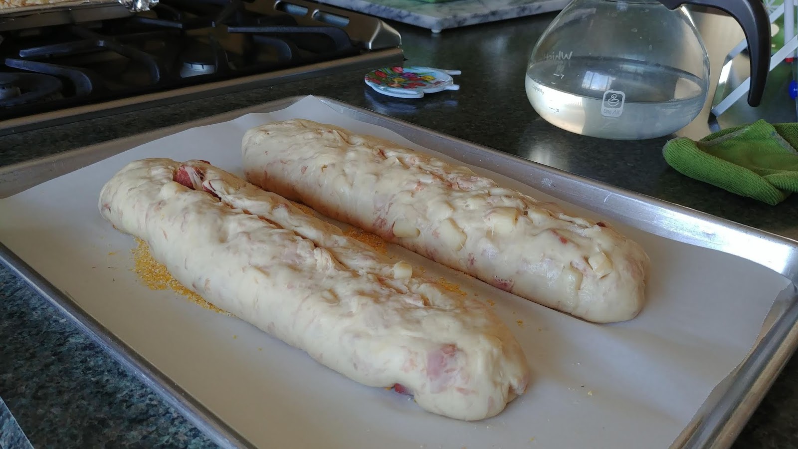 Yum Yum Prosciutto Bread with Provolone