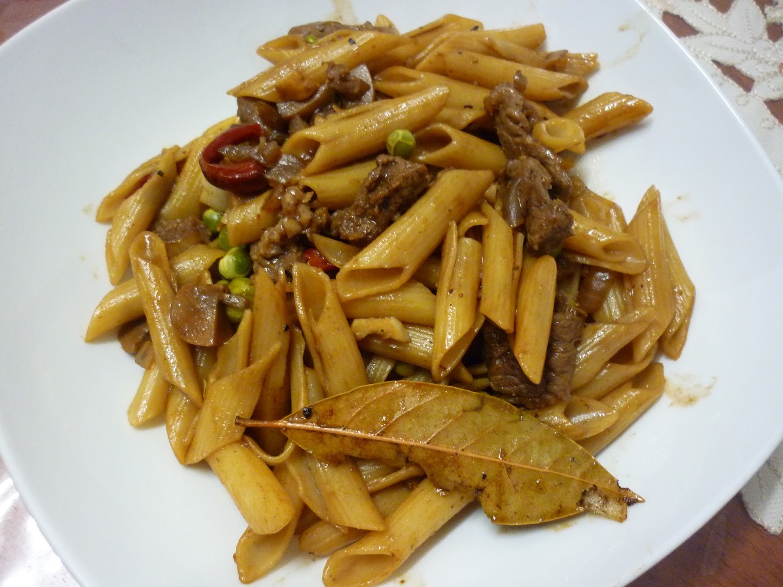 Painted Lips Daging Masak Merah, Chicken Curry with Bittergourd and