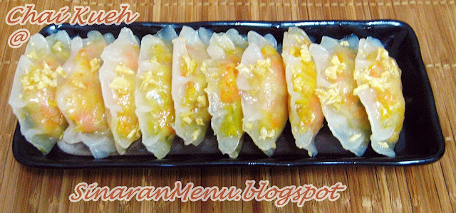 SinaranMenu: Chai Kueh (Steamed vegetable dumplings)