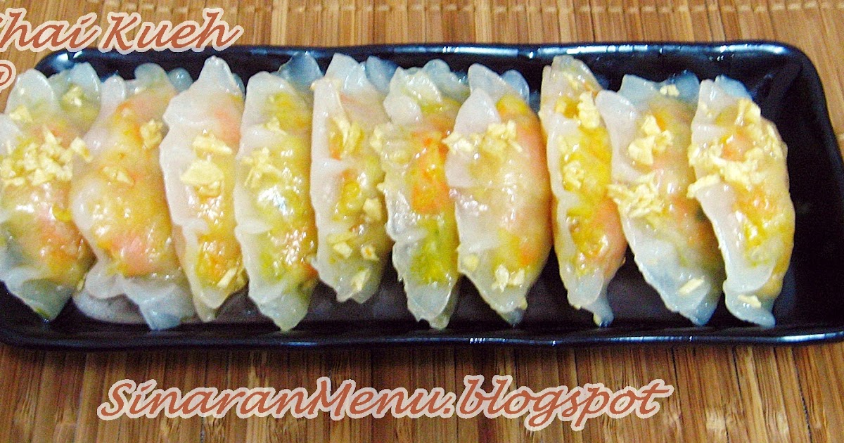 SinaranMenu: Chai Kueh (Steamed vegetable dumplings)