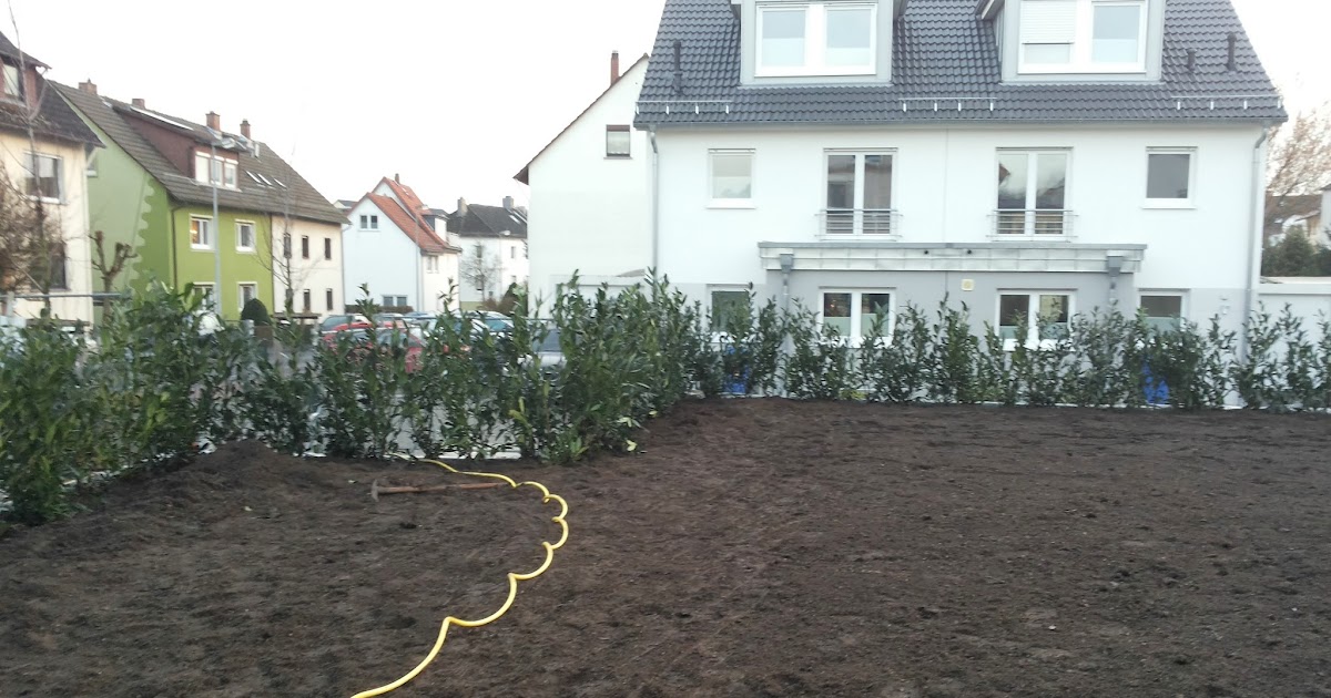 Wir Bauen Ein Zuhause Erste Gartenarbeiten