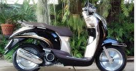 Modifikasi Motor Scoopy Merah Hitam - Nelpon m