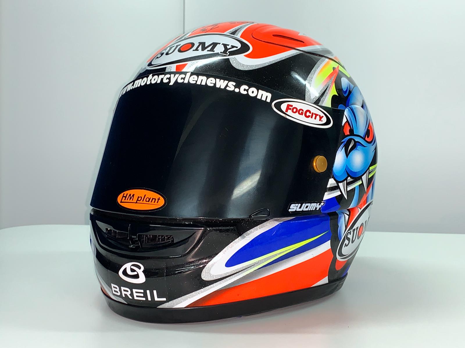 Racing Helmets Garage: Suomy Spec-1R N.Hodgson 2003 by Bargy Design