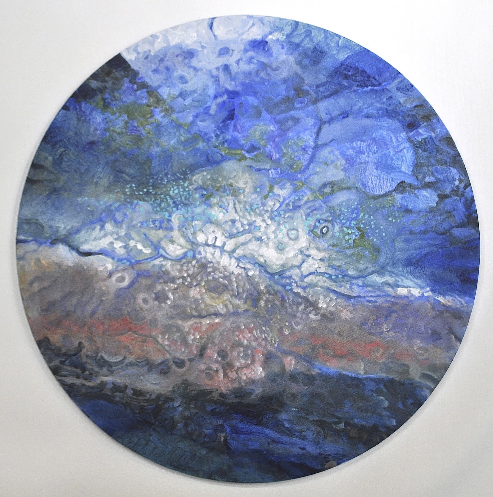  Ron Mills de Pinyas, painter, muralist "Tondo" round and "Ovato