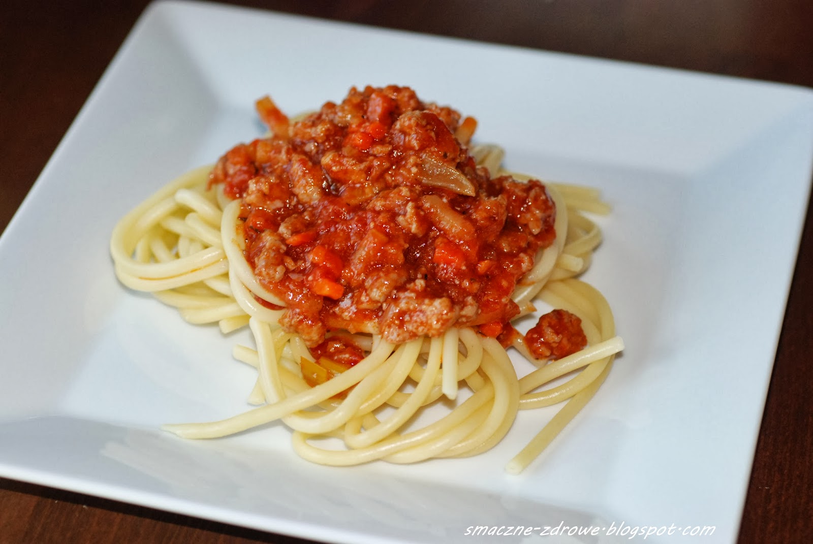 Smacznezdrowe SPAGHETTI BOLOGNESE Z WARZYWAMI