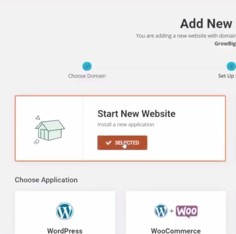 start new website for wordpress