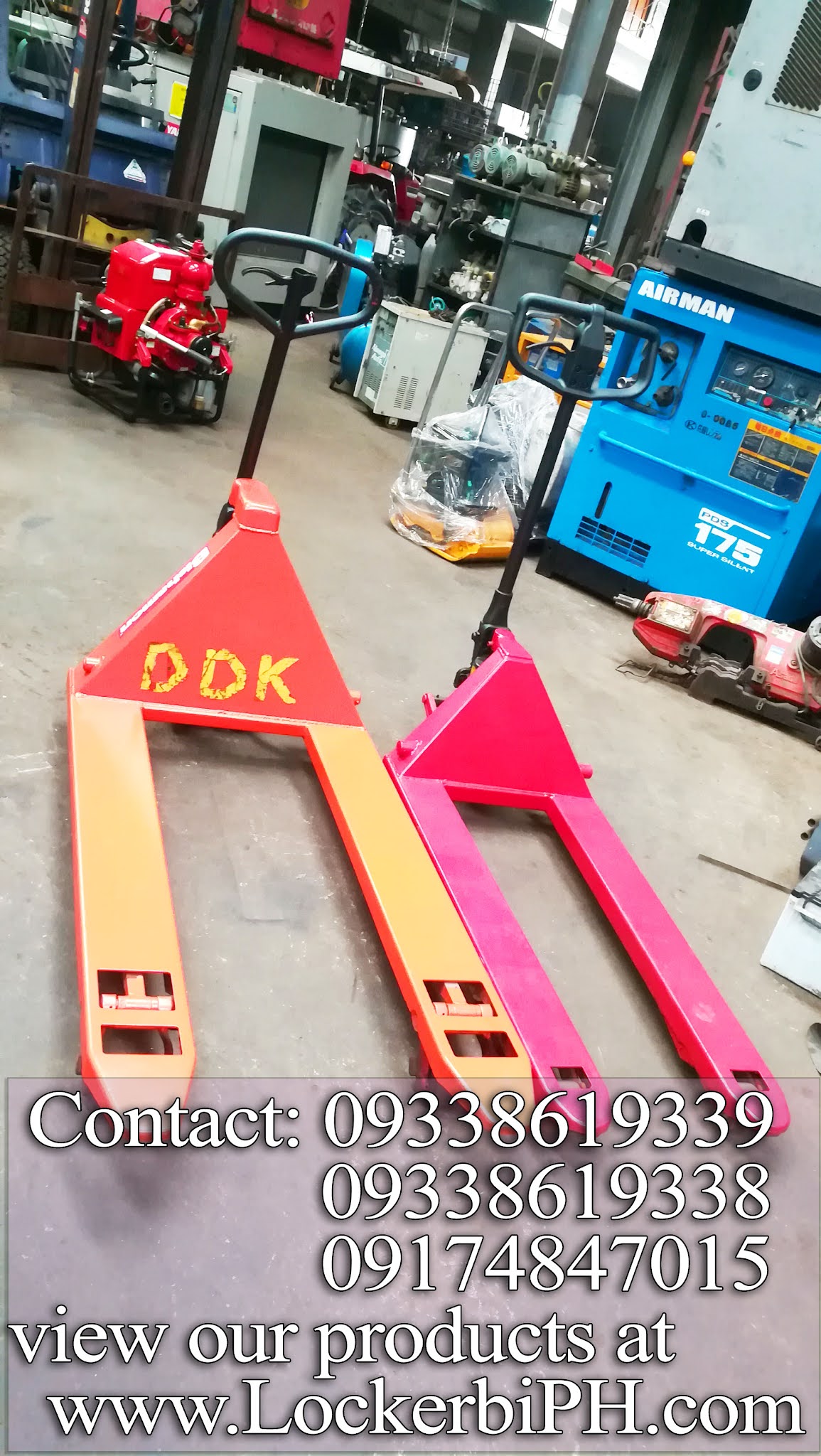 Products Manual Hand Pallet Truck Jack Bishamon OPK 1.5T & 1T From Japan