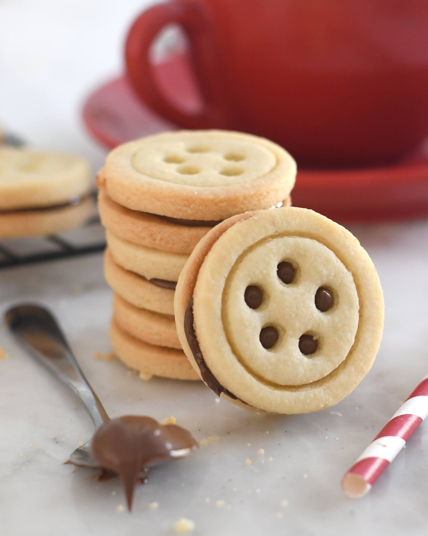 Cooking with Manuela Italian Hazelnut and Chocolate Cream Sandwich Cookies