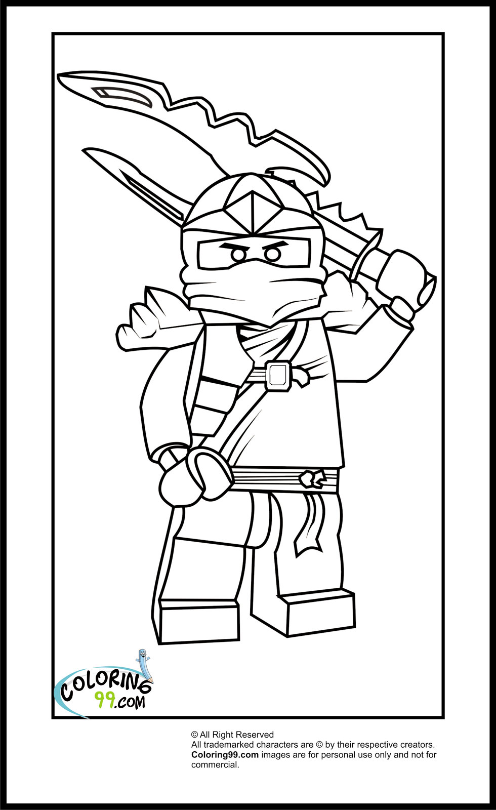 kai ninjago coloring pages - photo #14