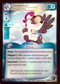 My Little Pony Thunderlane, Unsung Hero Marks in Time CCG Card