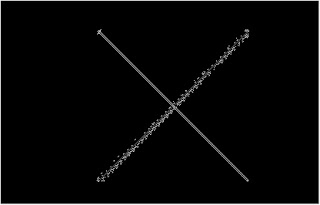 OpenCV C++ Slant Line Detection Output