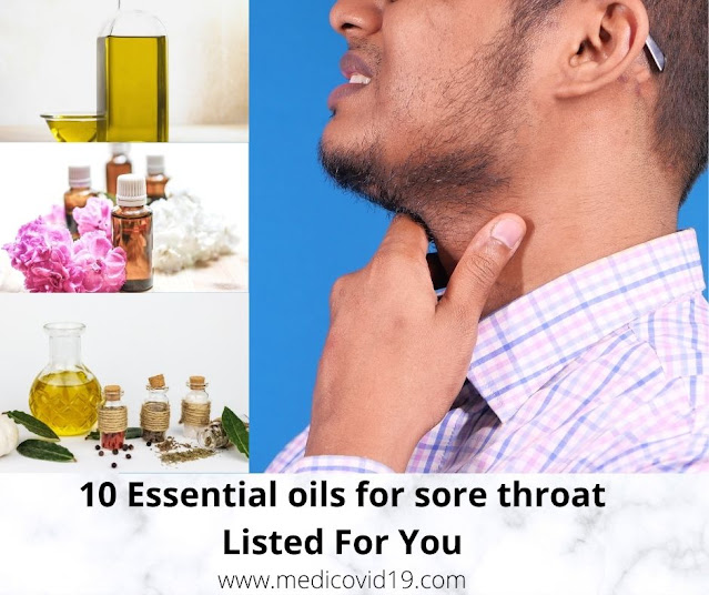 10 Essential oils for sore throat Listed For You