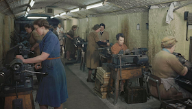 Female munitions workers color photos of World War II worldwartwo.filminspector.com