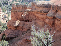 Interesting Cliffs on Arches Hike in Bryce Canyon Utah