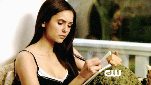 Elena writing journal