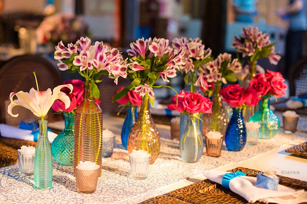 blog de casamento - uma vez noiva sempre noiva - decoração - detalhes - garrafinhas - garrafinhas coloridas decoração - detalhes - garrafinhas - garrafinhas coloridas