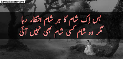 Poetry On Sham In Urdu