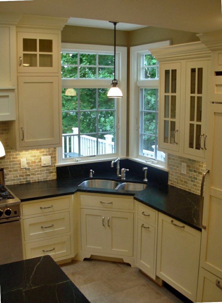 Corner Kitchen Sink Ideas : 9 Beautiful Kitchen Design Ideas - Dream House