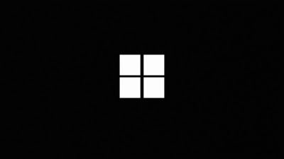 HD Wallpaper Minimalist Windows Logo Black