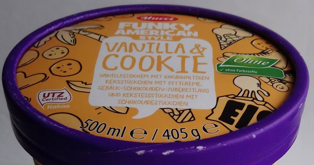Chwile zasłodzenia lody Aldi Mucci Funky American Style Vanilla & Cookie