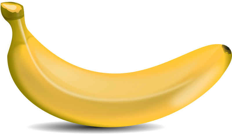 Free Realistic Banana Clip Art | Funny fruit, Banana, Fruit