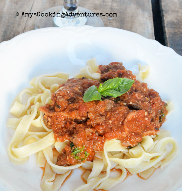 Bolognese with Bacon