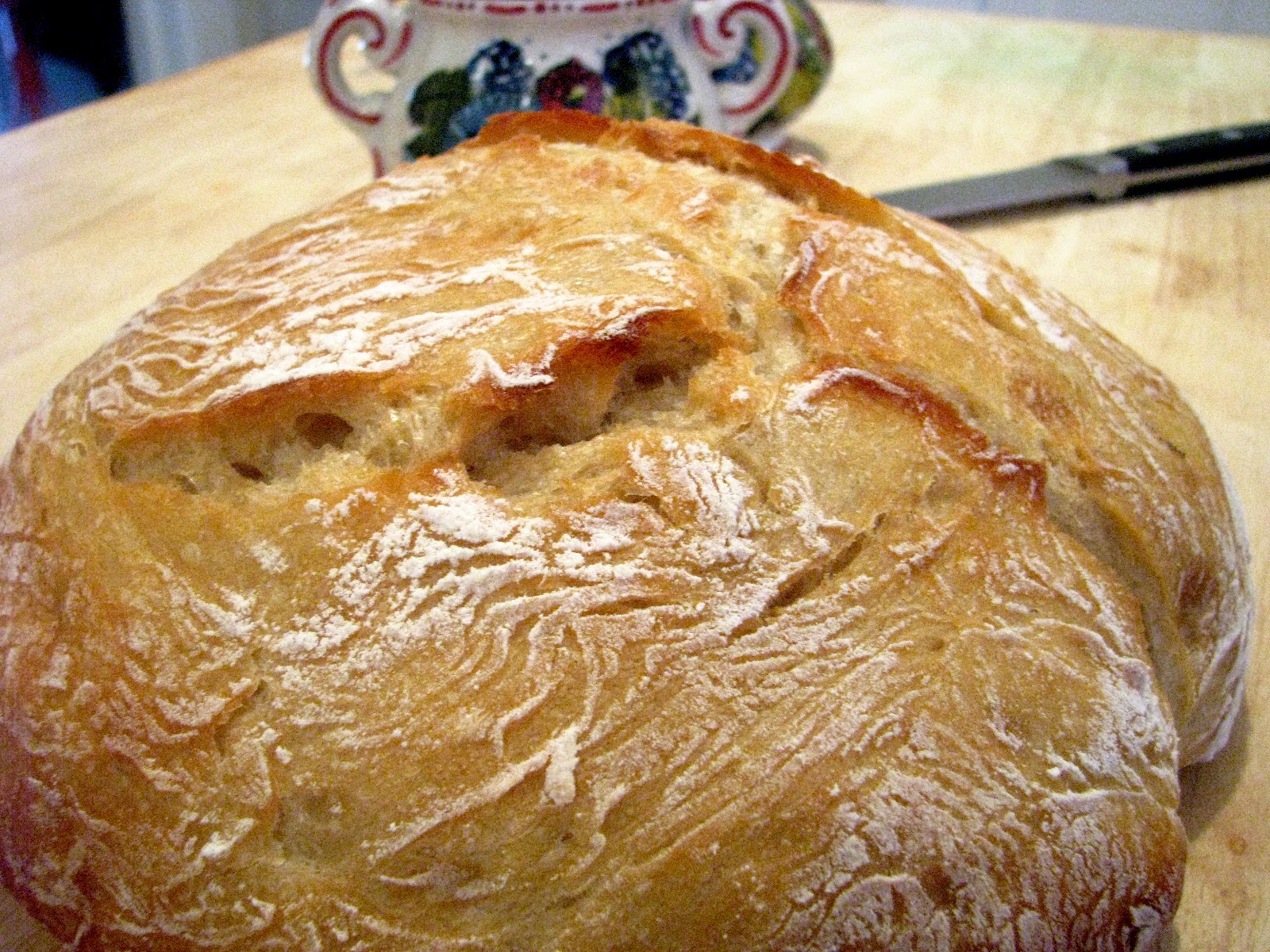 that's mellifluous! artisan bread in my new dutch oven!