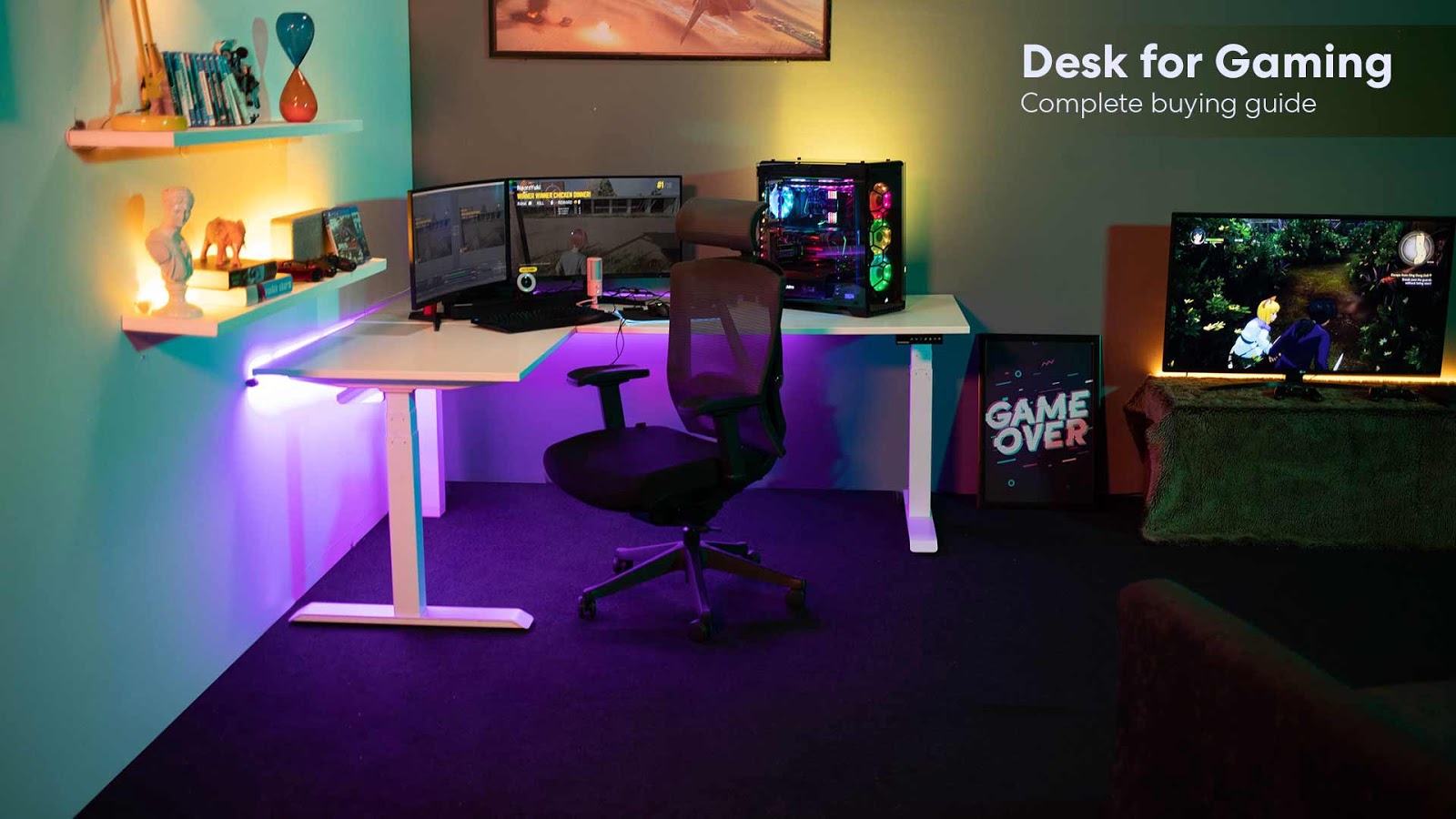 Best Gaming Desk 2020 The Finest Desks for PC and Console Gaming