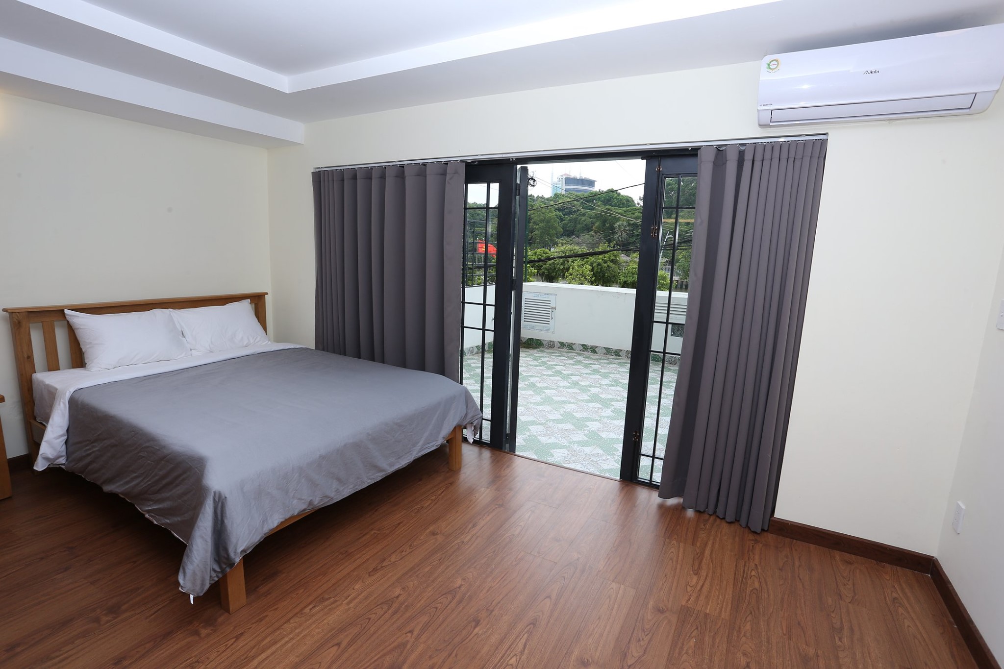 Phòng ngủ căn hộ dịch vụ MAC Nguyễn Ngọc Phương Bình Thạnh