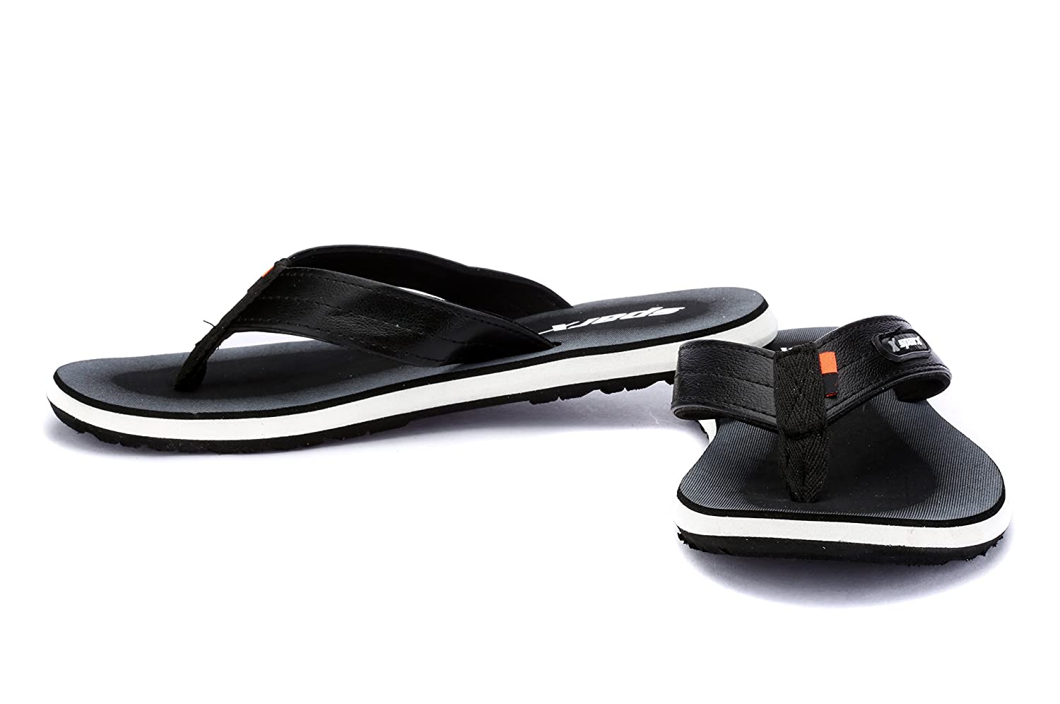 sparx chappal black