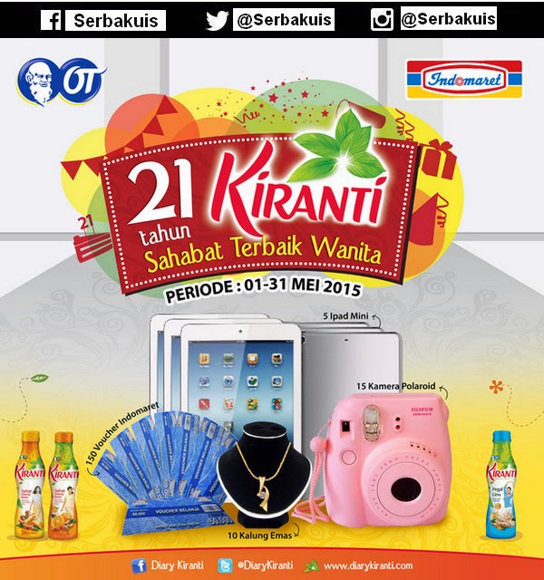Kontes Kiranti 21 Indomaret Berhadiah 5 iPad Mini