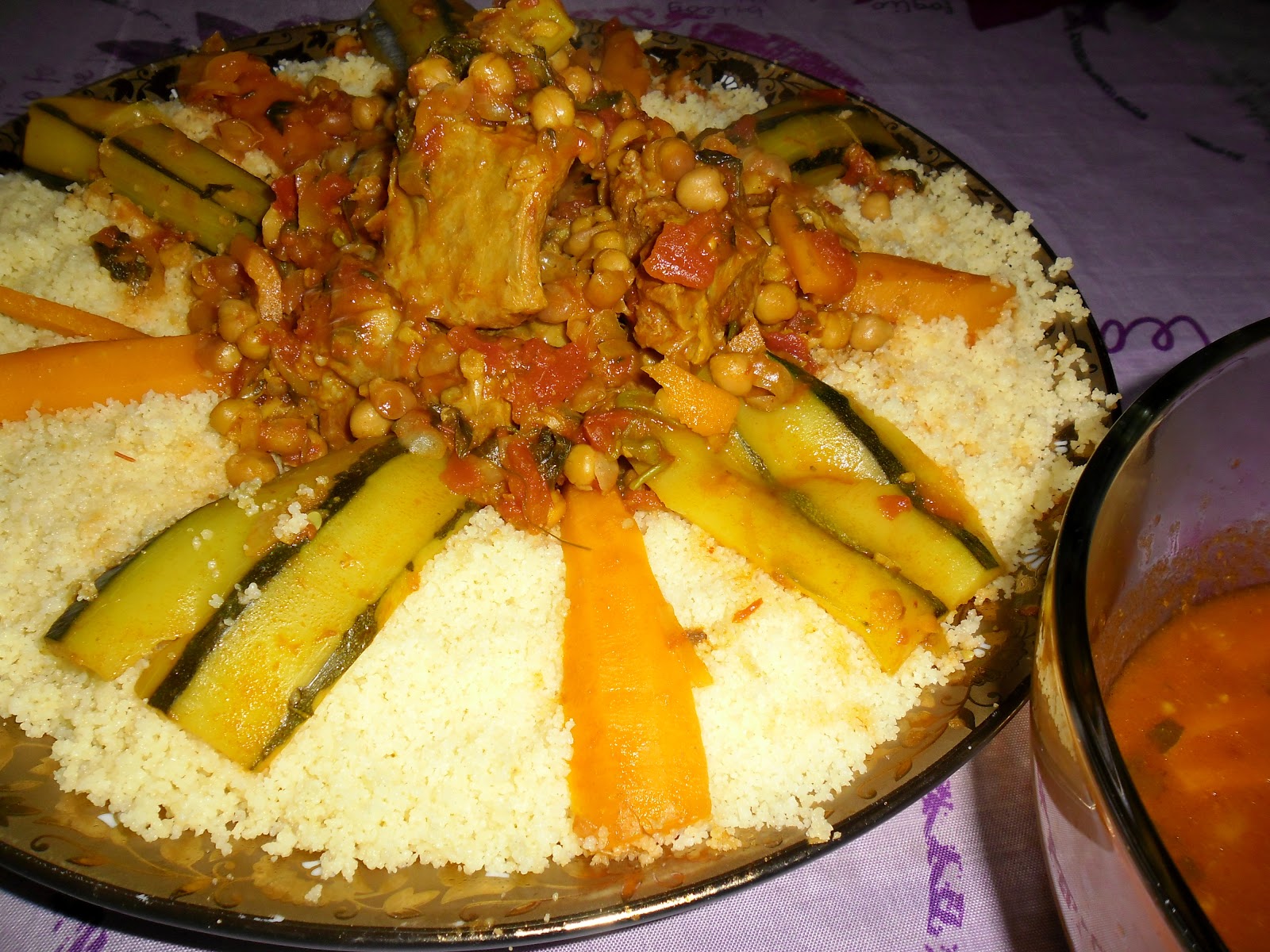 Les gourmandizzzz d'Oumyass Couscous de veau