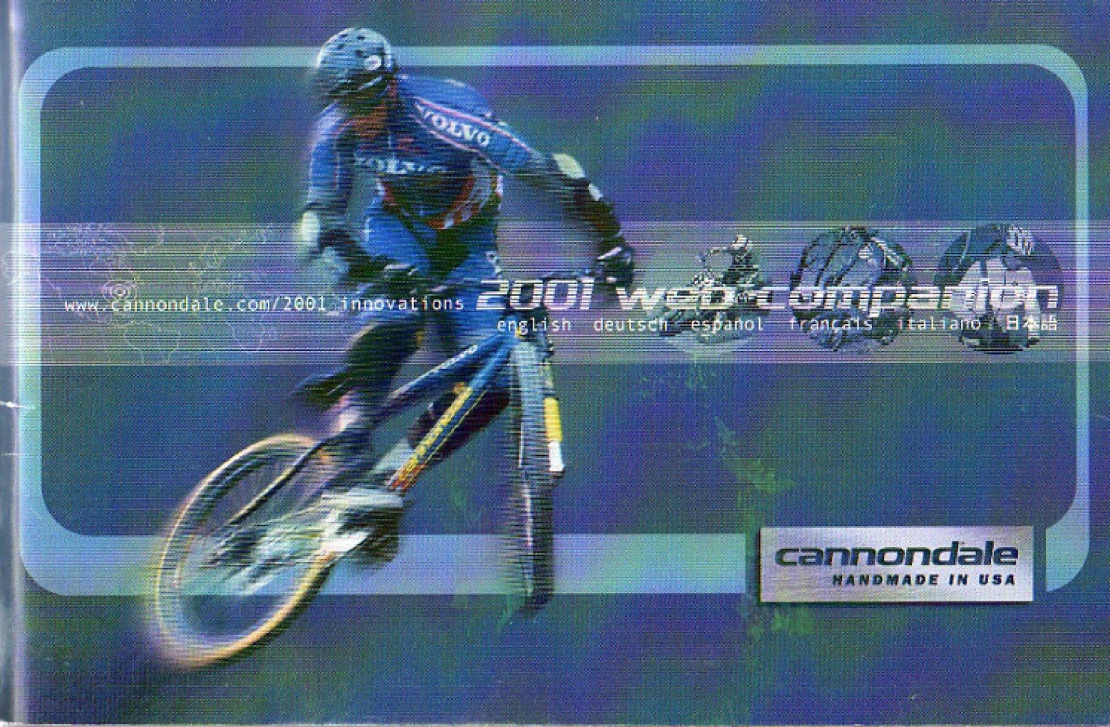 CATALOGUES CANNONDALE CANNONDALE 2001