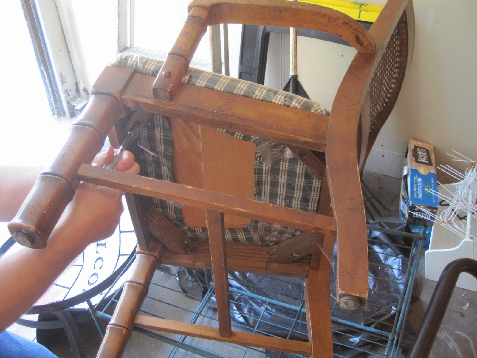 Decorated Chaos How to Upholster a ChairChair Makeover Tutorial