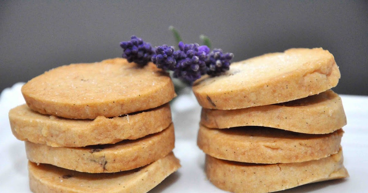 Bärenhunger: Lavendel Shortbread Cookies
