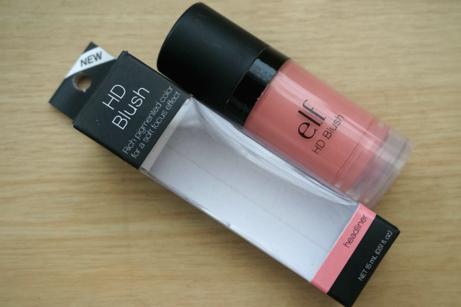 e.l.f. Studio HD Blush in Headliner Review, Photos, Swatches Jello