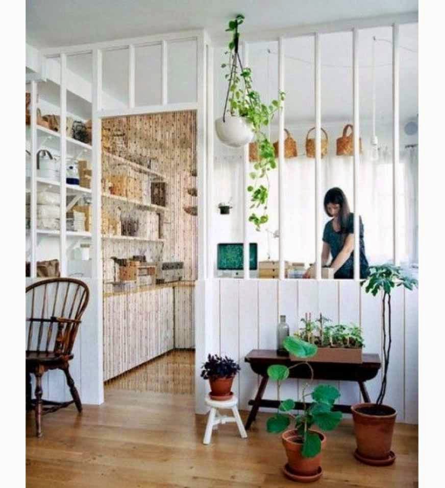Stylist room dividers with nature theme partition Interior Design Ideas