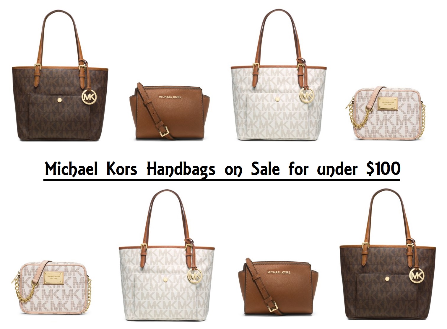 Sparkle. Live. Laugh Michael Kors Handbags Under 100