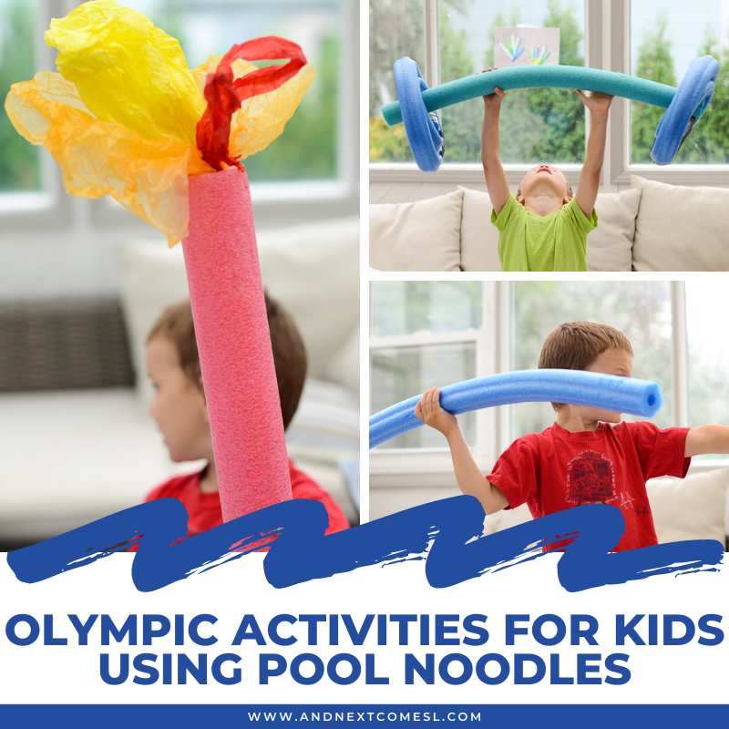 Awesome Olympic Activities for Kids Using Pool Noodles And Next Comes