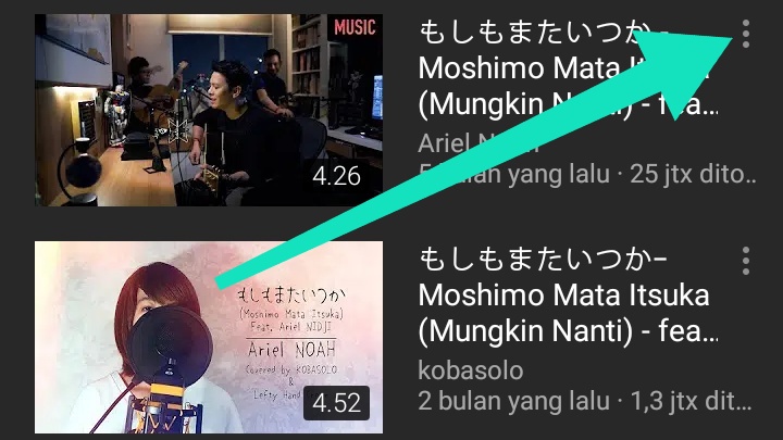 titik 3 klik titik 3 di bagian kanan video