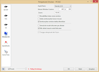 konfigurasi window GS