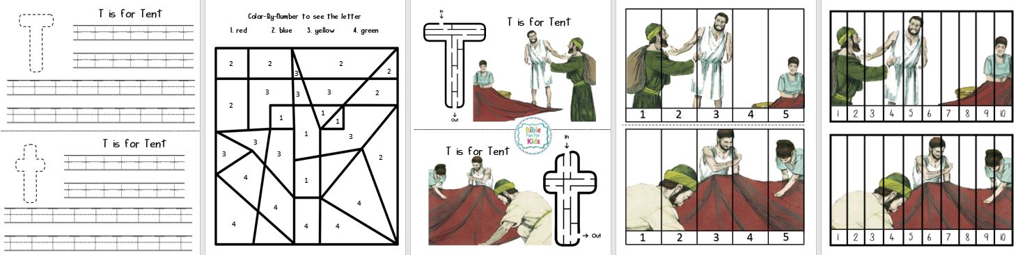 Paul Made Tents with Aquila and Priscilla | Bible Fun For Kids