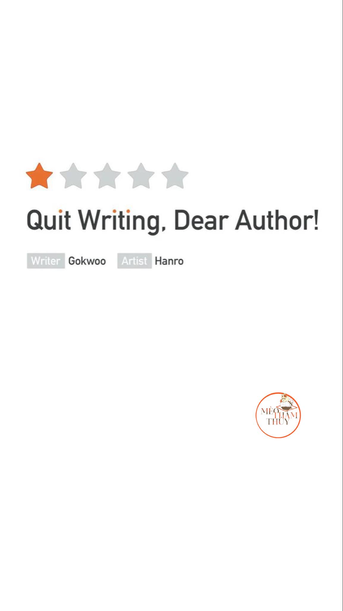 Đừng Viết Nữa, Tác Giả Thân Mến! Chapter 18 - Trang 8