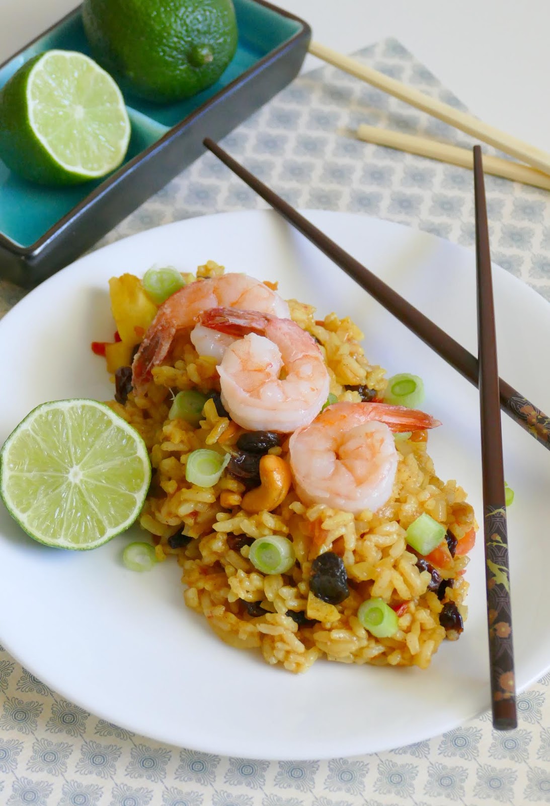 Hot Eats And Cool Reads Shrimp Pineapple Fried Rice And A Review For Rice Noodles Yum Cookbook