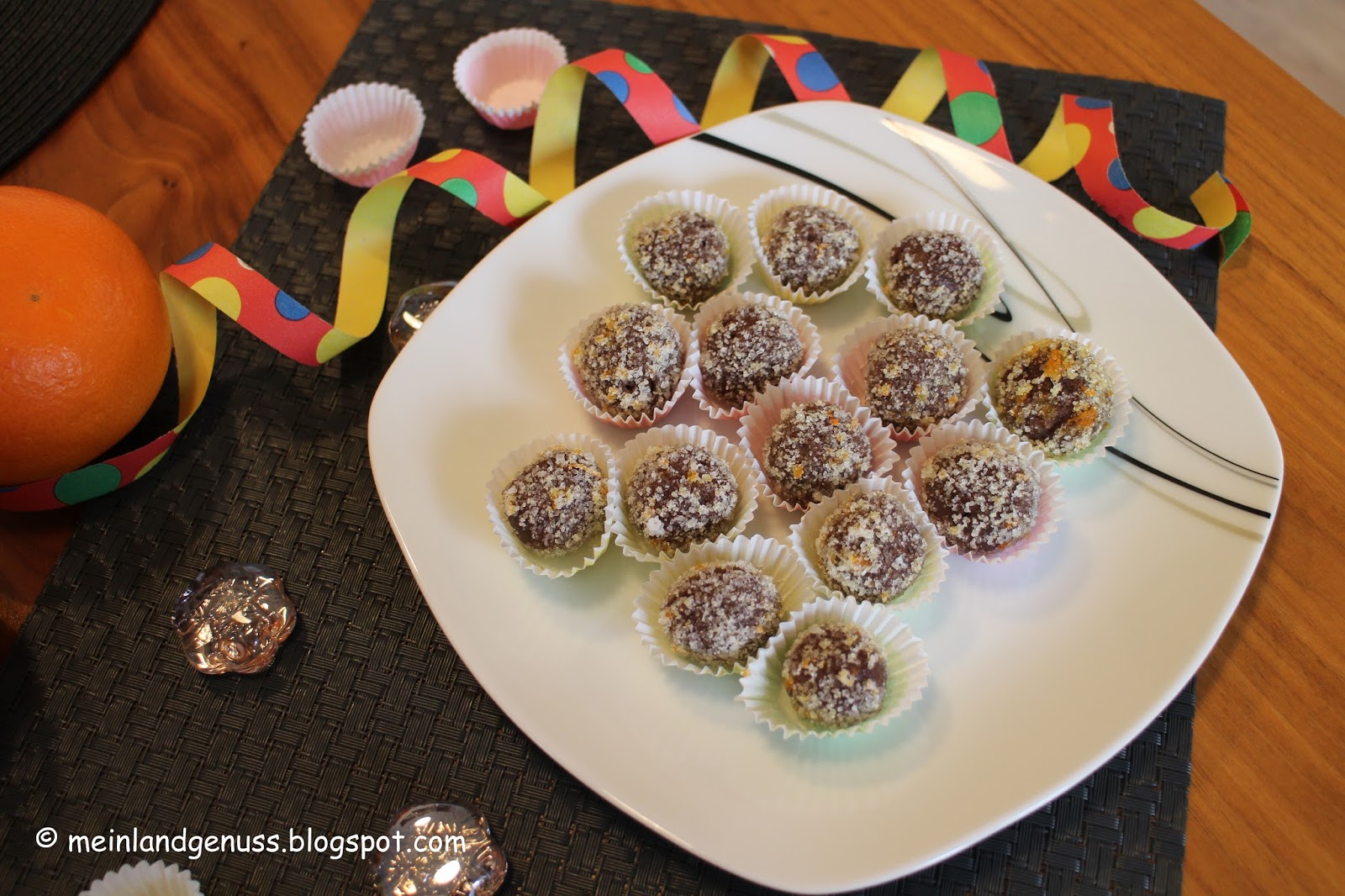 mein Land und Gartengenuss : Orangen-Trüffel
