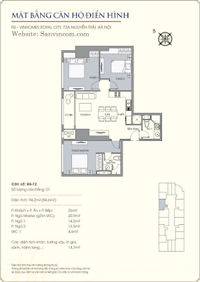chung cư royal city 103m