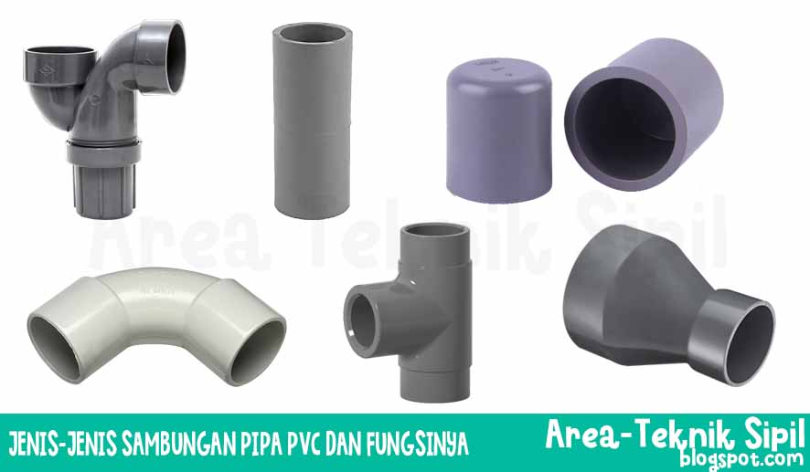 Jenis-jenis Sambungan Pipa PVC dan Fungsinya ~ Area TEKNIK SIPIL