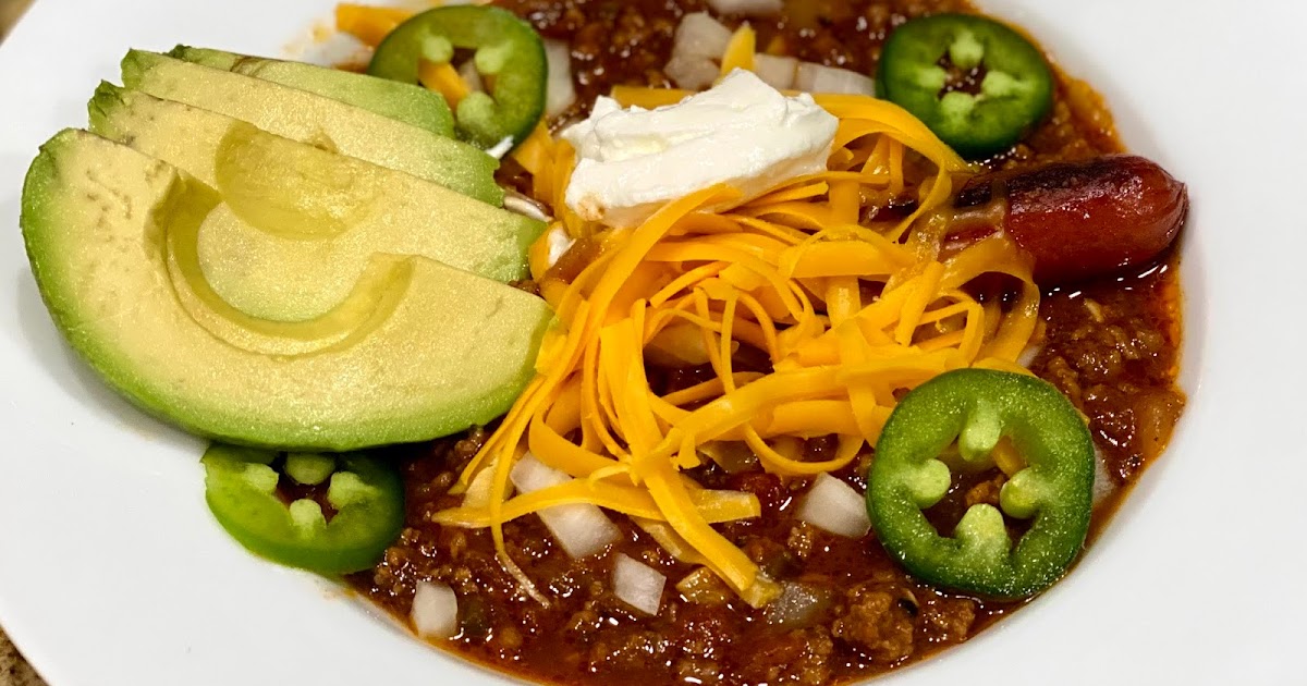 GREAT EATS HAWAII HOMEMADE CHILI AND CHILI CHEESE DOGS