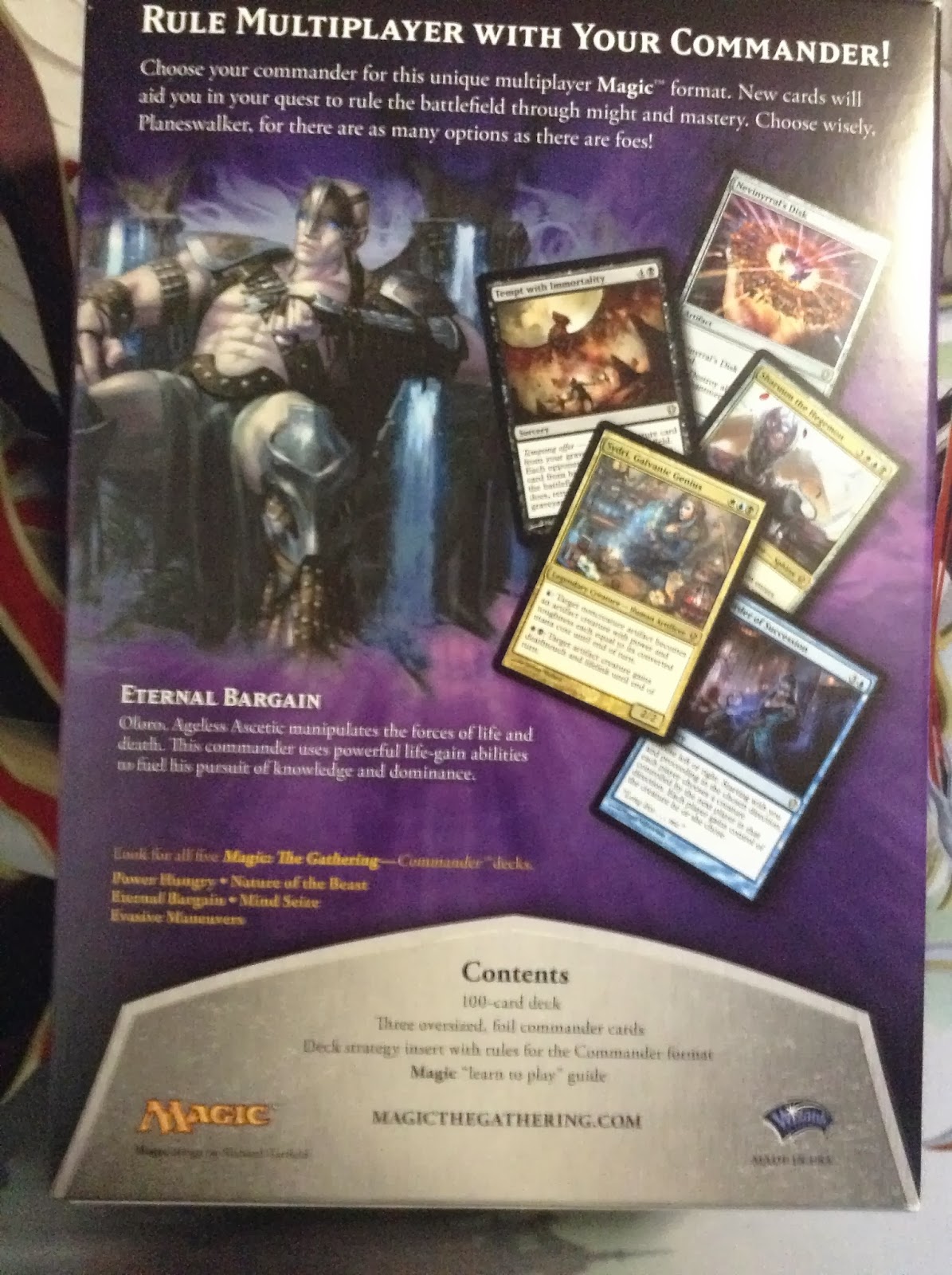 SpartanNerd ETERNAL BARGAIN Commander Deck....Unboxing and Review